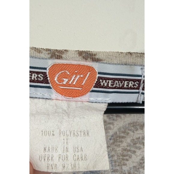 Vintage Y2K Weavers Girl Paisley Print Flare Slit Sleeve Top Shirt Boho 1X - Picture 5 of 7